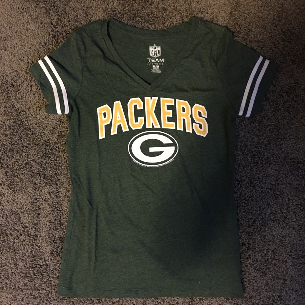 NWOT Green Bay Packers Varsity Tee Shirt